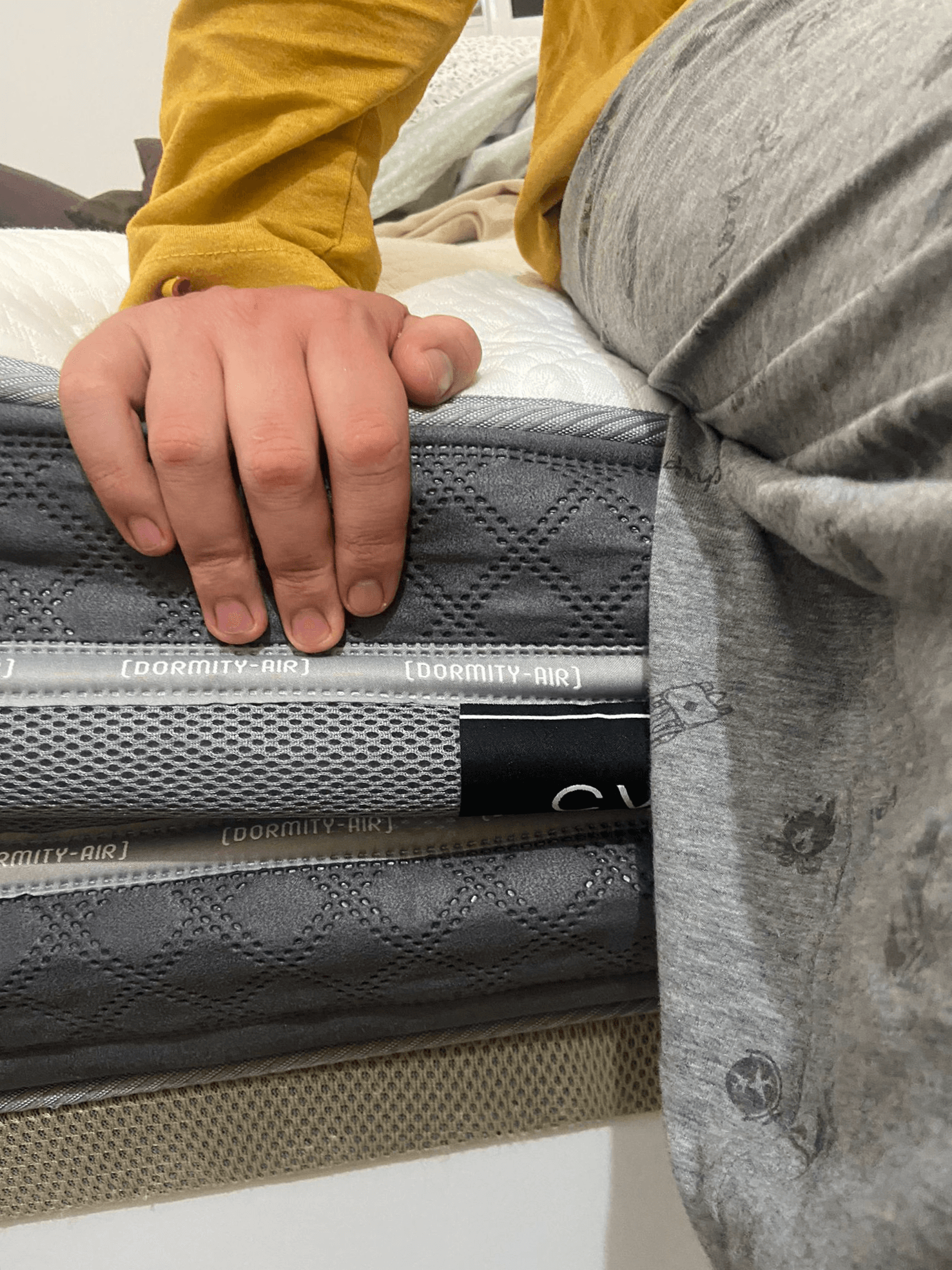 colchón dormity cv6 materiales